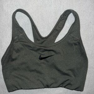 Grey Nike sports bra